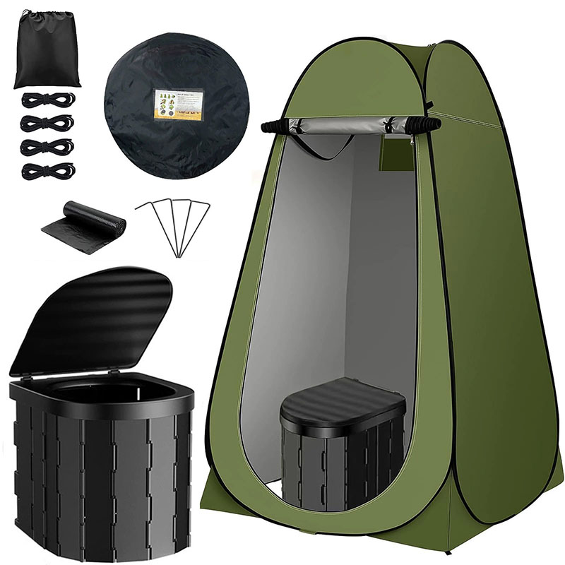 Outdoor Adventure Tent - ‌ Tenda Toilet Pop-Up Portabel Tempat