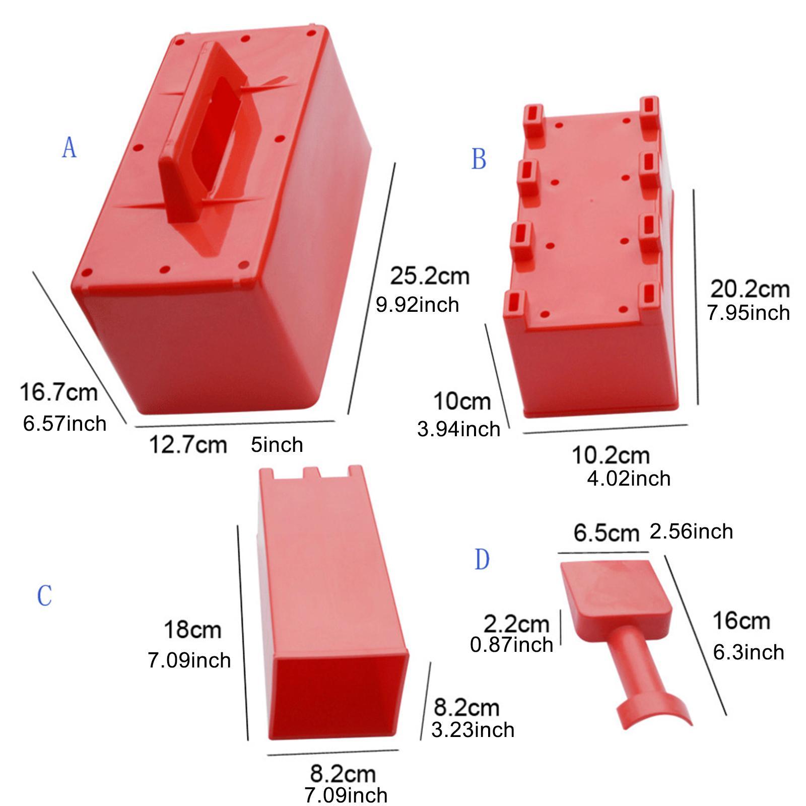 Outdoor Adventure Toys - 4 Buah Cetakan Kastil Pasir untuk