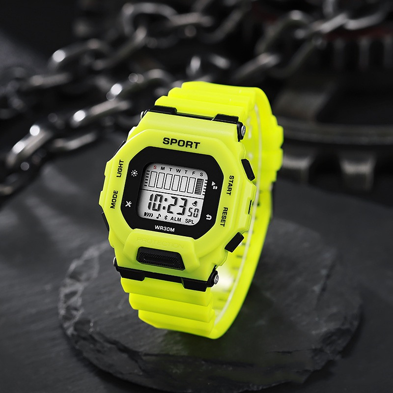 Outdoor Adventure Watches - Jam tangan olahraga Digital LED pria,