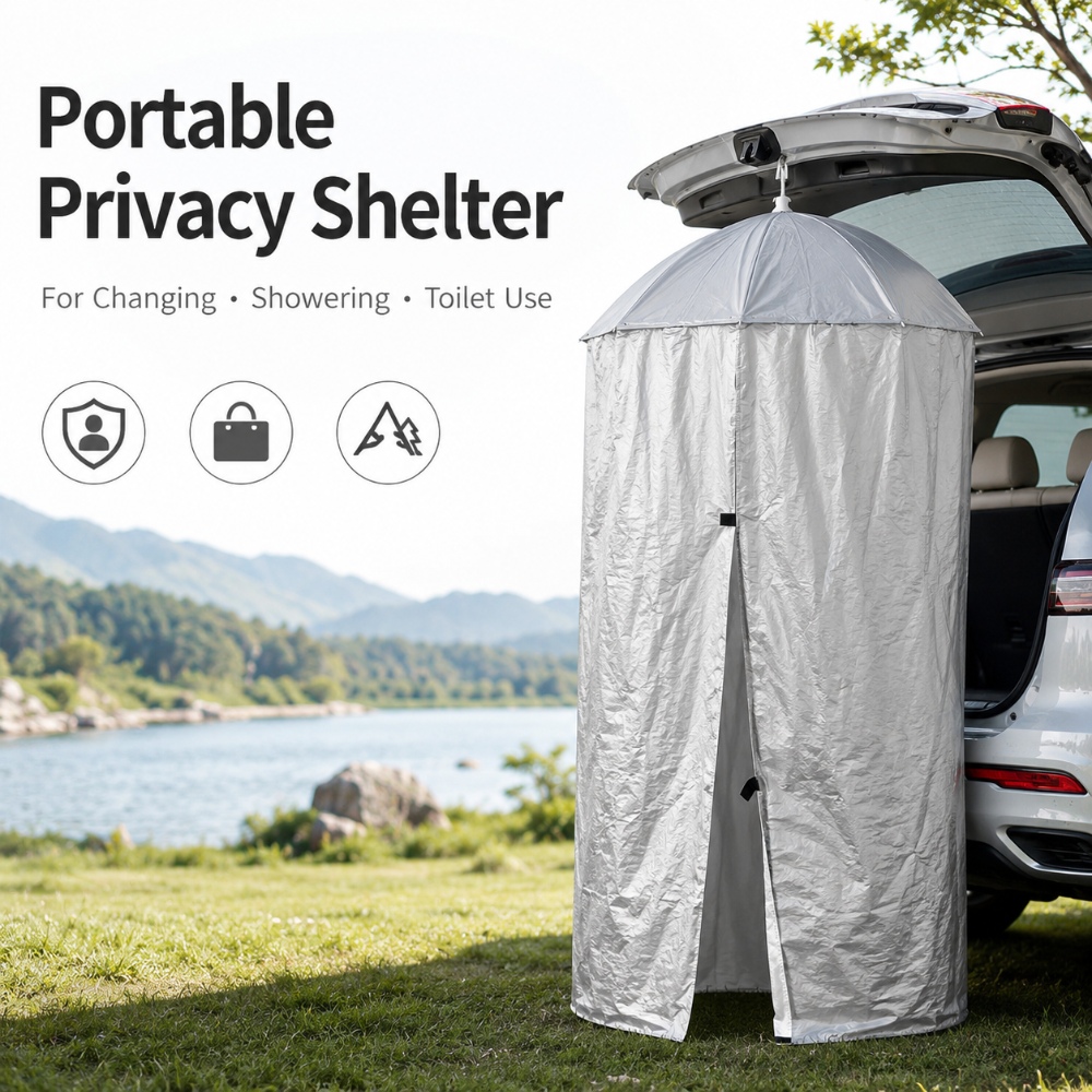 Outdoor Adventure Tent - 1Pcs Tenda Mandi Portabel Darurat Gantung
