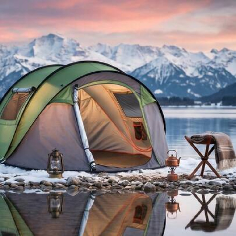 Outdoor Adventure Tent - Tenda Camping Pop Up untuk 4