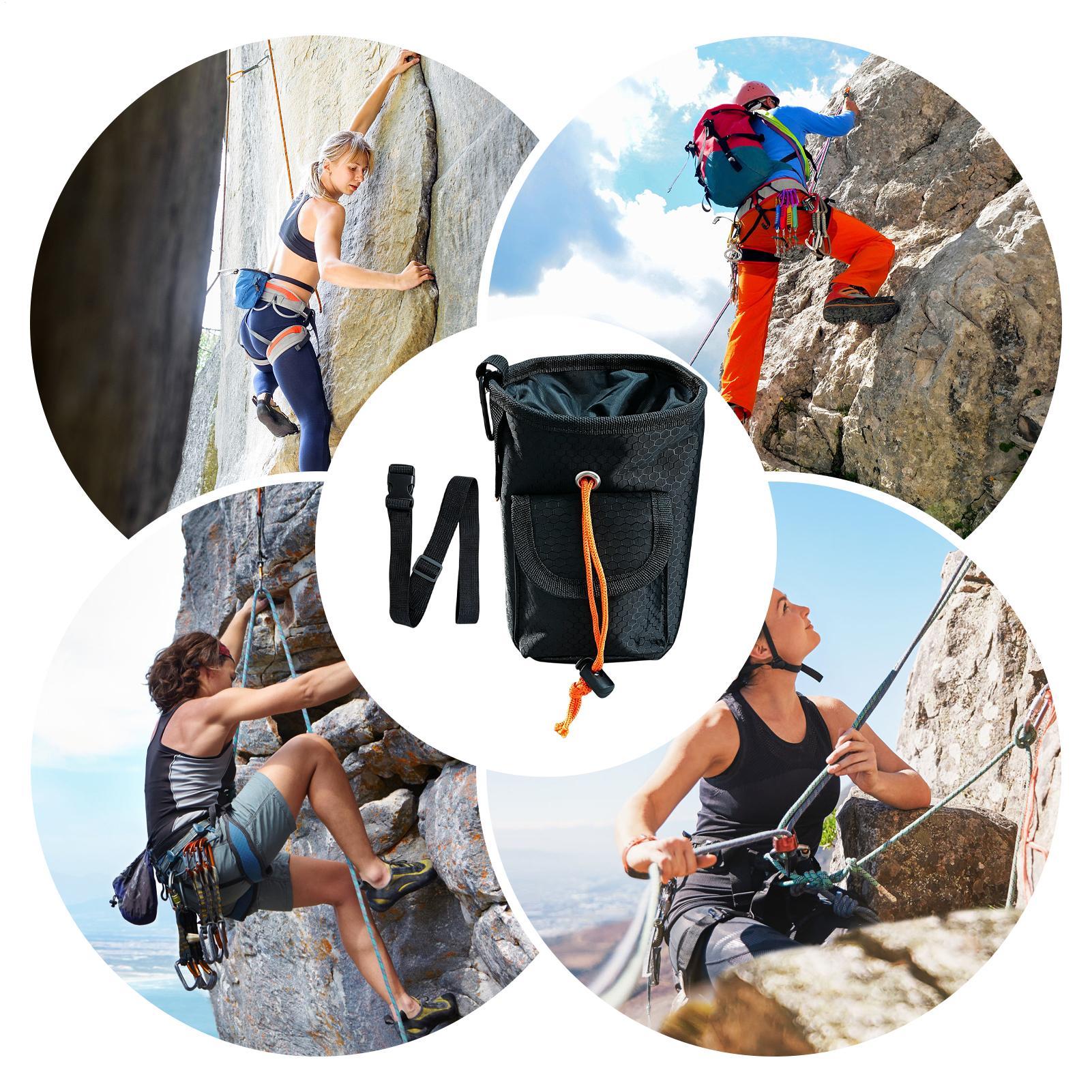 Chalk Bag Bouldering - Tas Kapur untuk Disc Golf, Sabuk