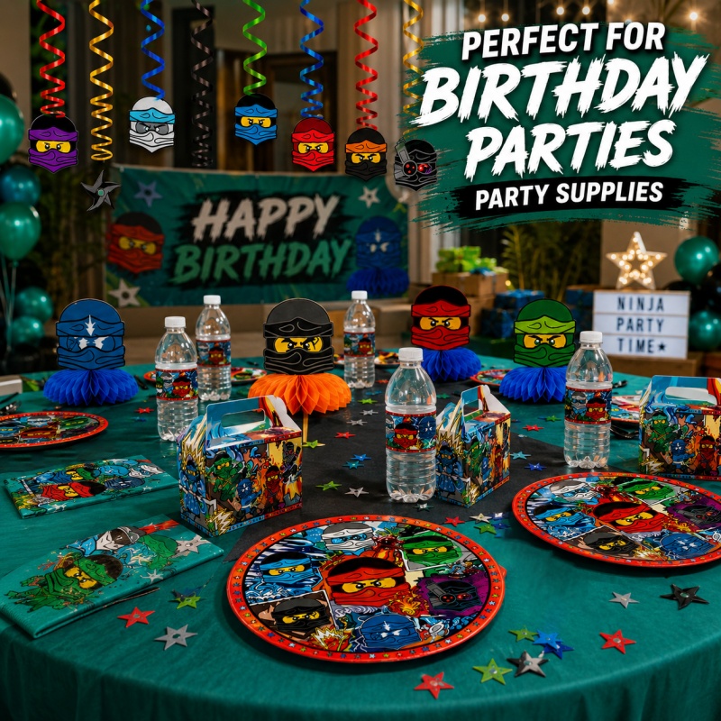 Outdoor Adventure Birthday Party - Set Dekorasi Pesta Ulang Tahun Bertema