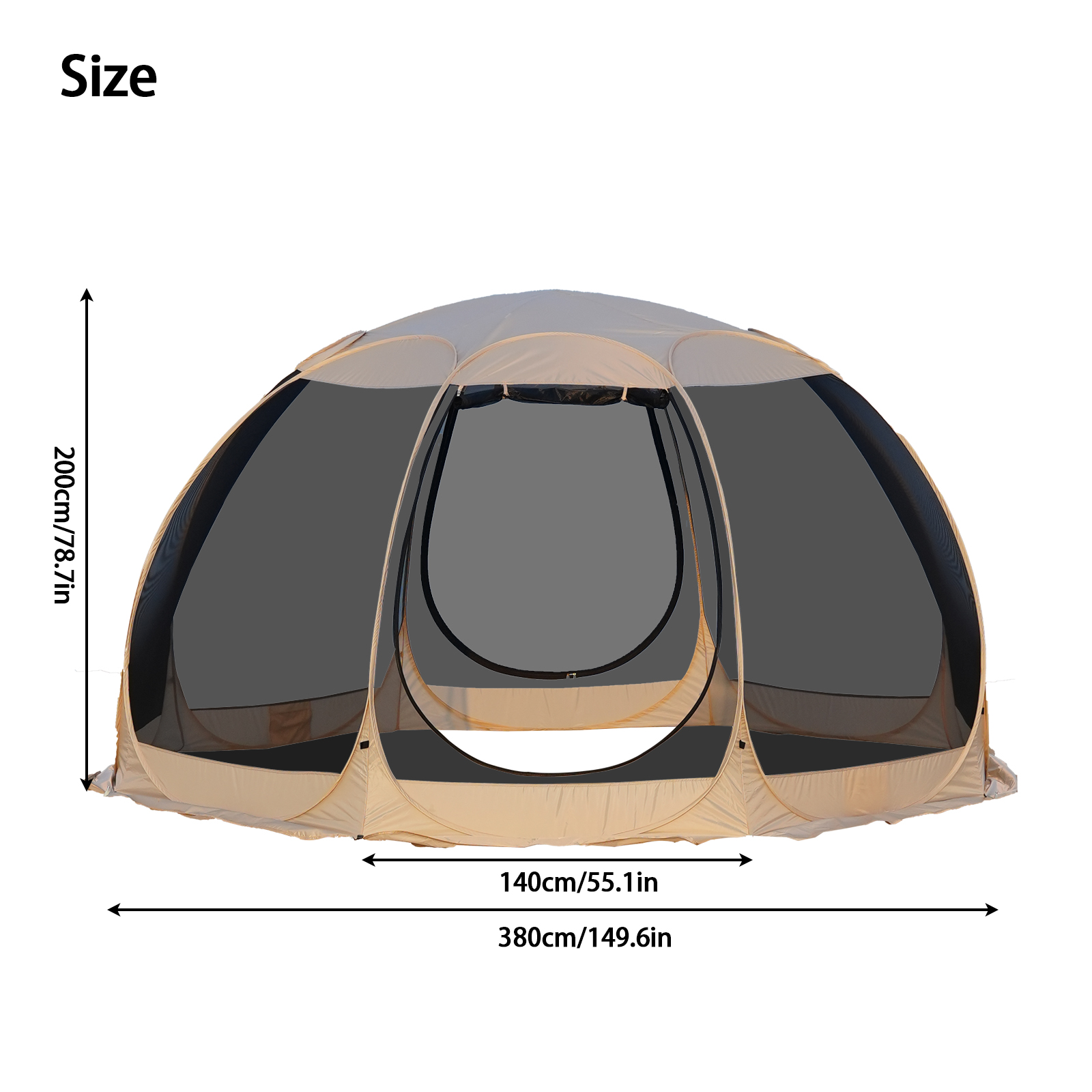 Tenda Layar Pop-up PAKICETUS u - Outdoor Adventure Tent ulasan dan harga