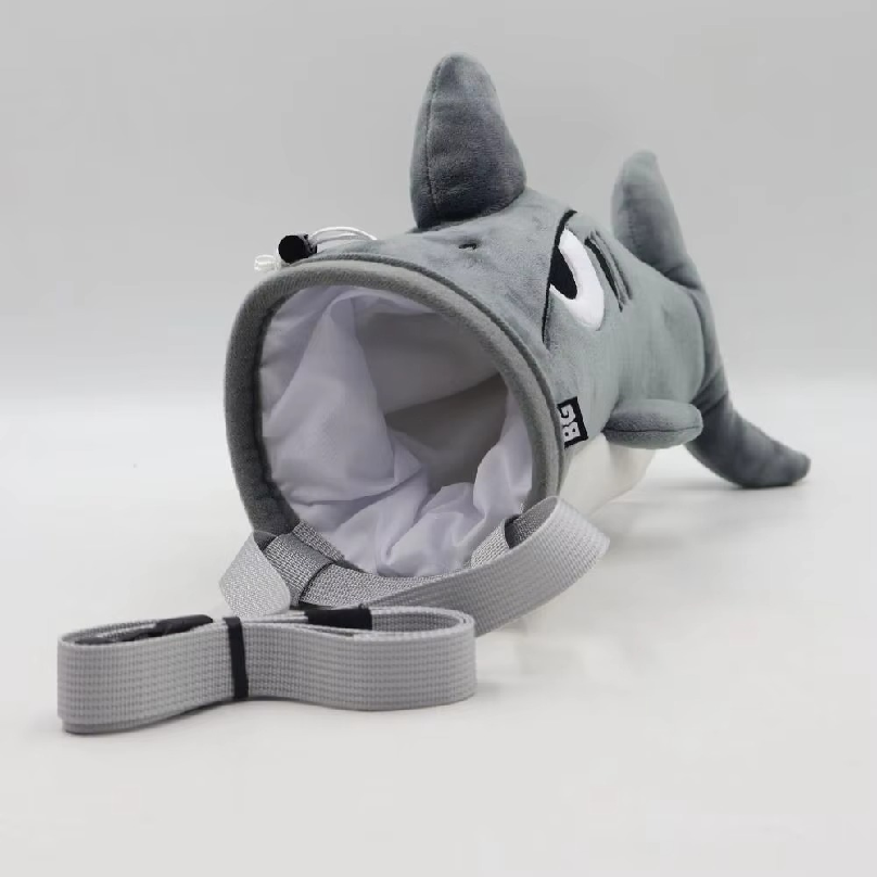 1 buah tas kapur bergambar hiu - Chalk Bag Bouldering ulasan dan harga