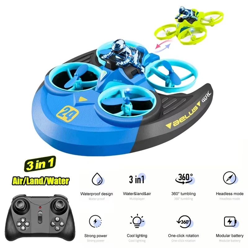 Pesawat RC 3-in-1 Darat Udara  - Outdoor Adventure Toys ulasan dan harga