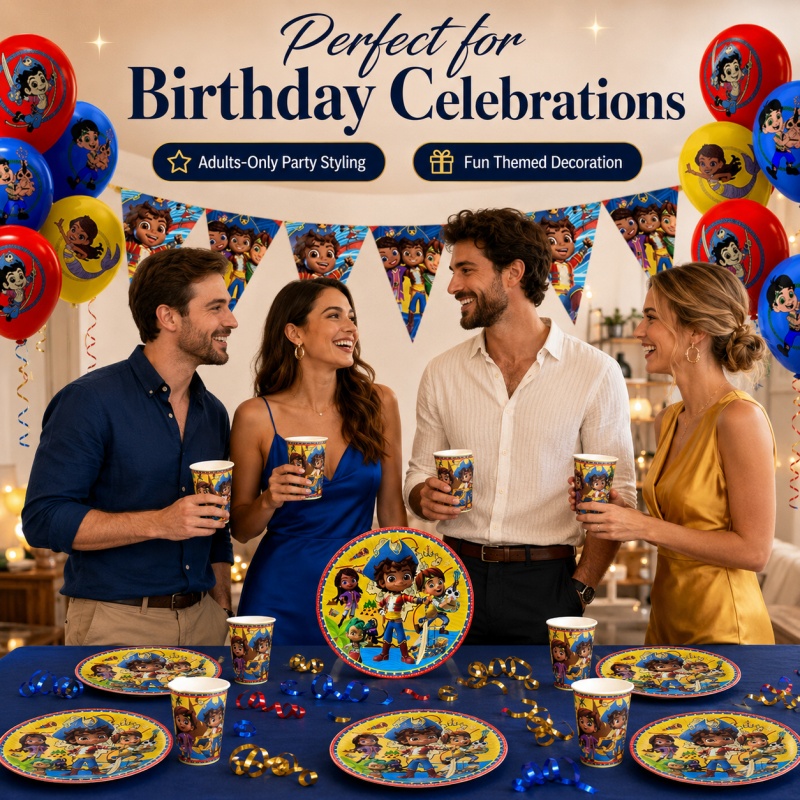 Dekorasi Pesta Ulang Tahun San - Outdoor Adventure Birthday Party ulasan dan harga
