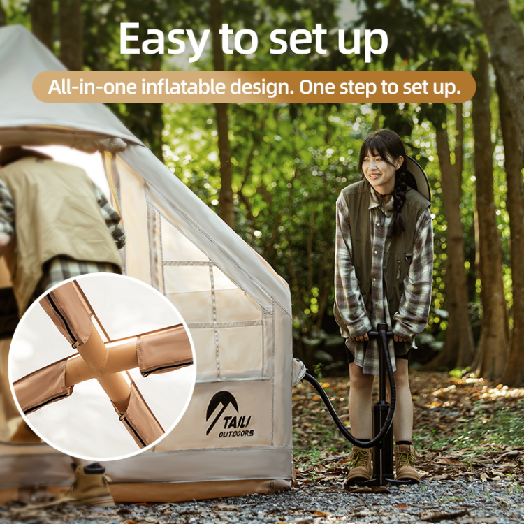Tenda Udara Keluarga untuk Ber - Outdoor Adventure Tent ulasan dan harga
