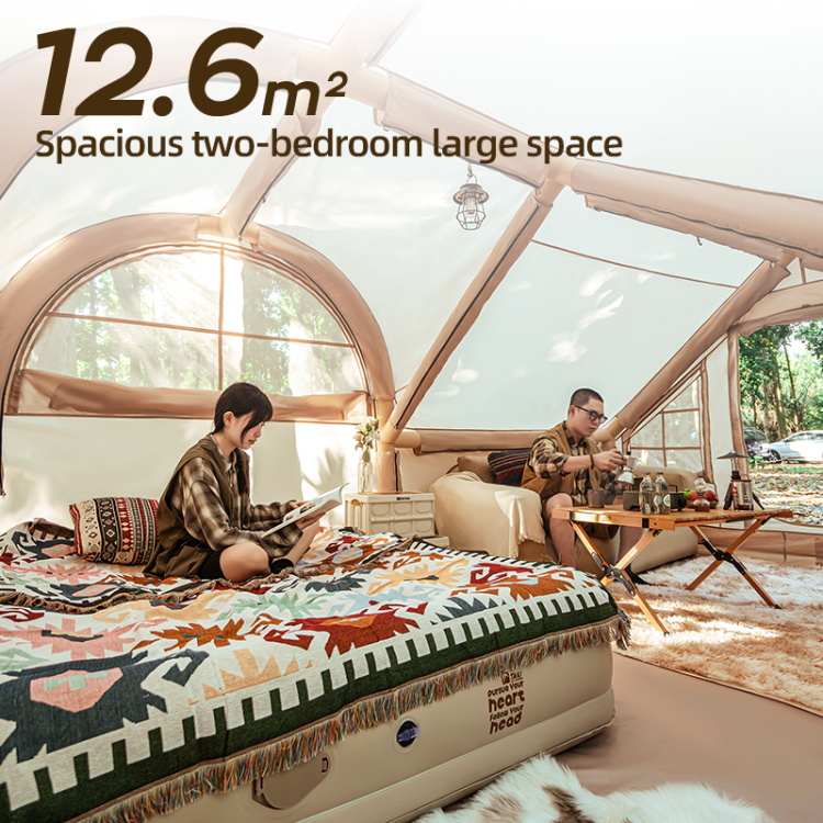 Tenda Udara Keluarga untuk Ber - Outdoor Adventure Tent ulasan dan harga