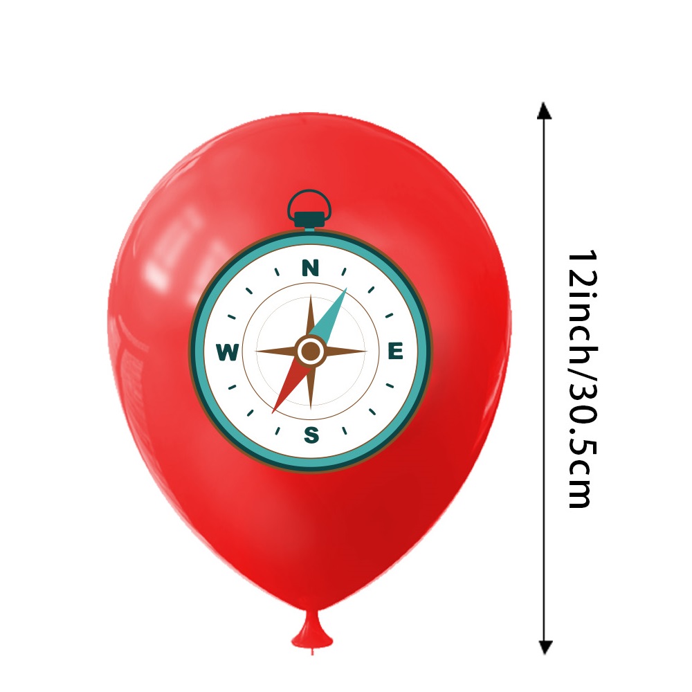 9 Buah Balon Berkemah Bahagia, - Outdoor Adventure Birthday Party ulasan dan harga