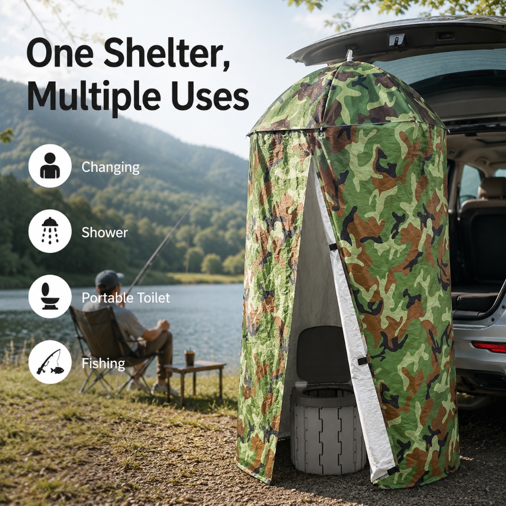 1Pcs Tenda Mandi Portabel Daru - Outdoor Adventure Tent ulasan dan harga