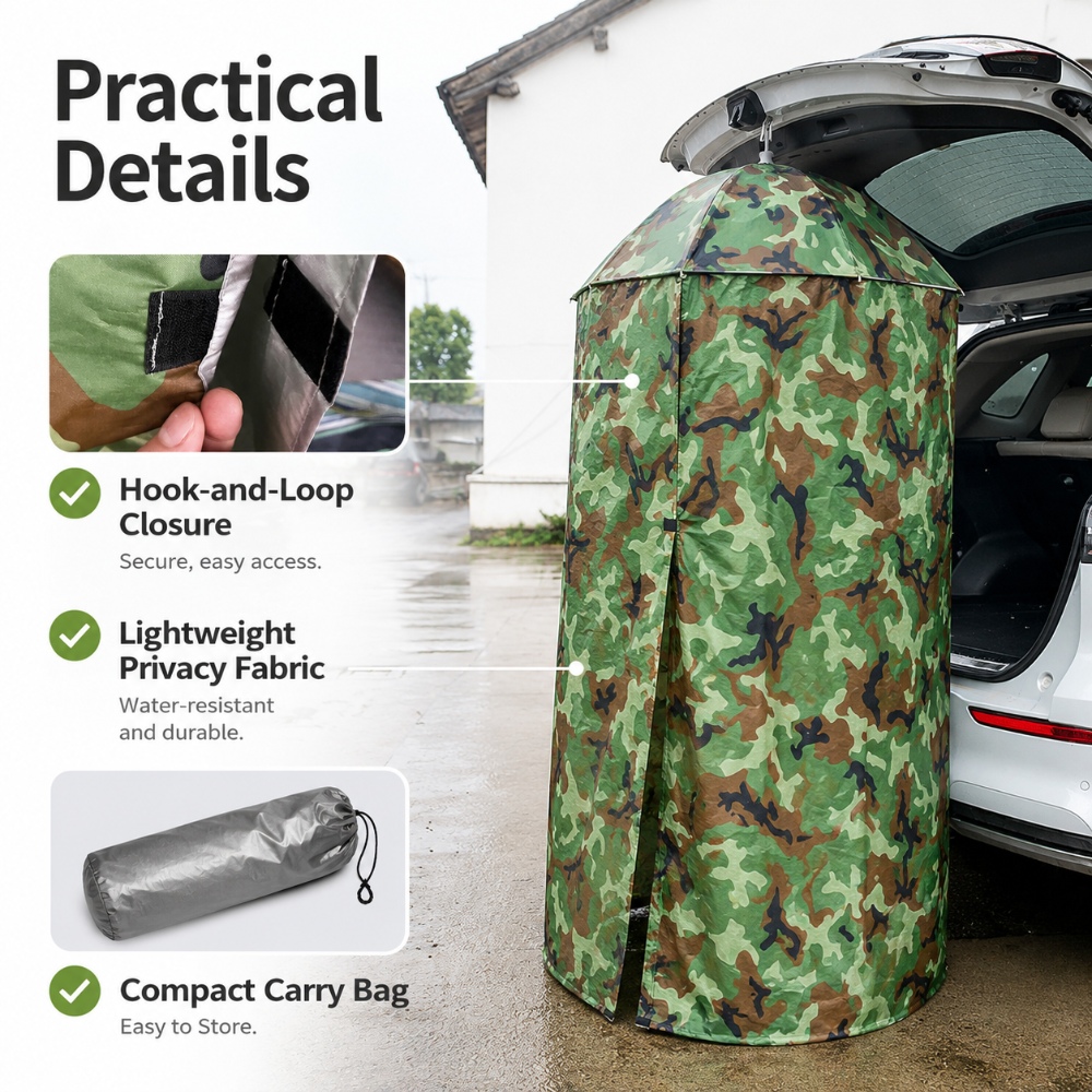 1Pcs Tenda Mandi Portabel Daru - Outdoor Adventure Tent ulasan dan harga