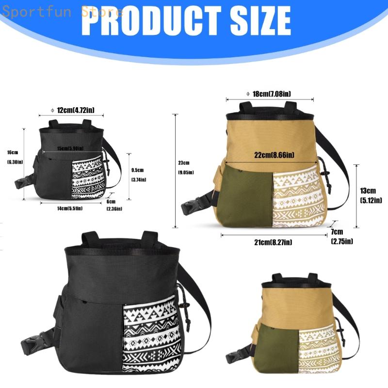 Tas Kapur Panjat Tebing Kain O - Chalk Bag Bouldering ulasan dan harga