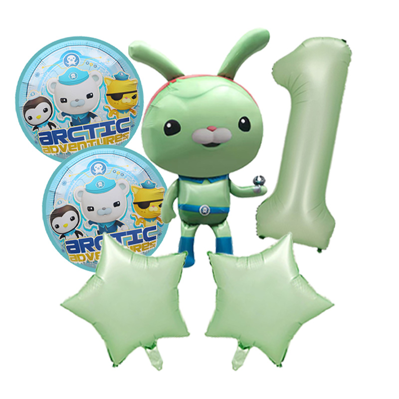 Set Balon Foil Octonauts Petua - Outdoor Adventure Birthday Party ulasan dan harga