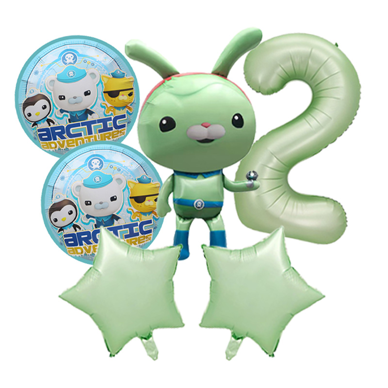 Set Balon Foil Octonauts Petua - Outdoor Adventure Birthday Party ulasan dan harga
