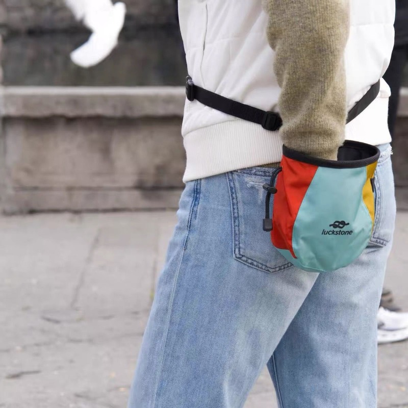 Tas Kapur Gantung Pinggang Tah - Chalk Bag Bouldering ulasan dan harga