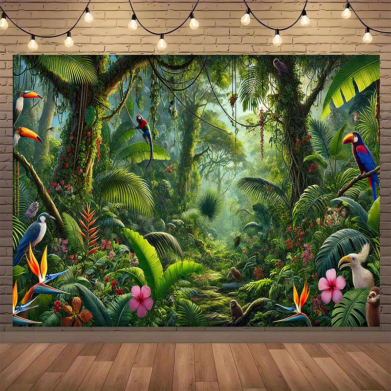 1 Buah Dekorasi Latar Belakang - Outdoor Adventure Birthday Party ulasan dan harga