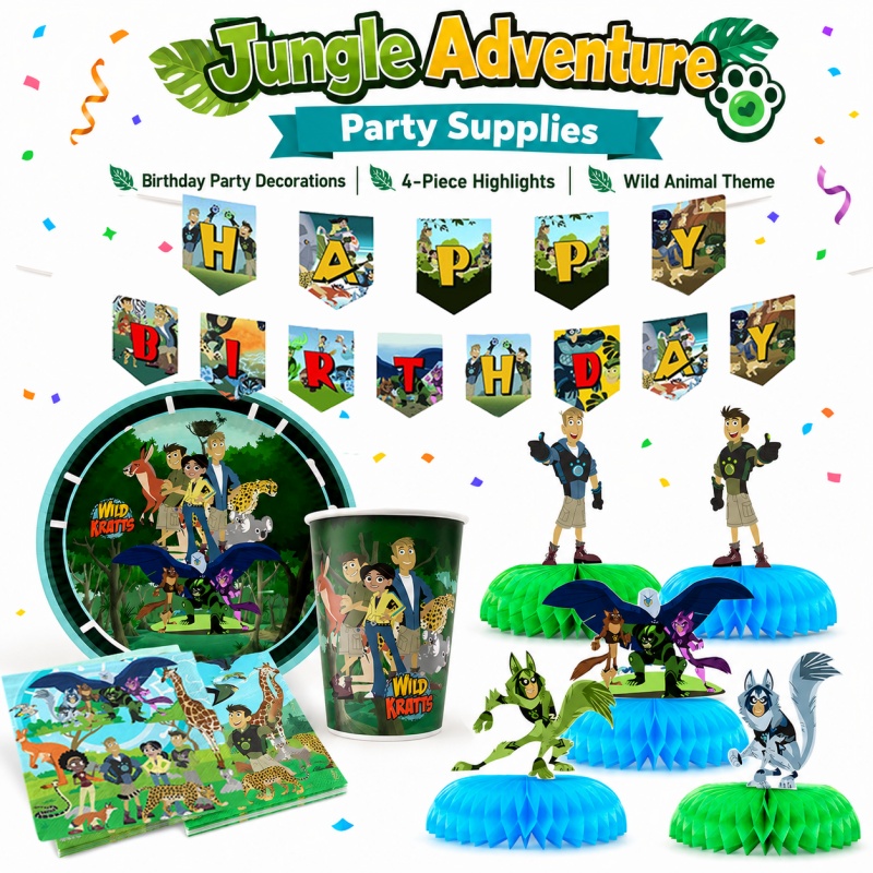 Piknik Ulang Tahun Wild Kratts - Outdoor Adventure Birthday Party ulasan dan harga