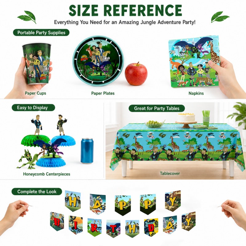 Piknik Ulang Tahun Wild Kratts - Outdoor Adventure Birthday Party ulasan dan harga