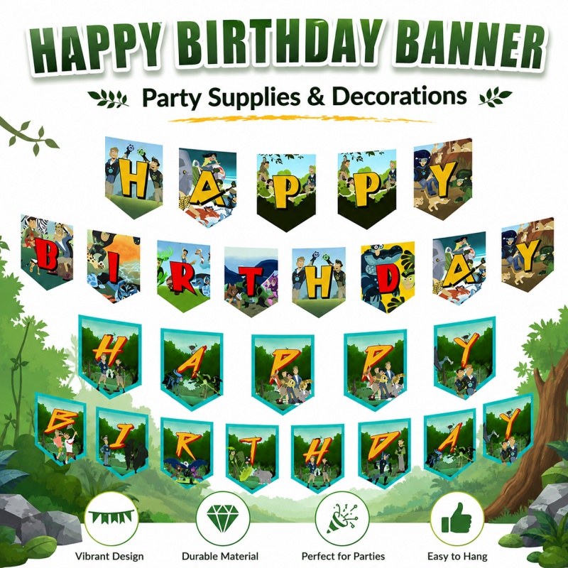Piknik Ulang Tahun Wild Kratts - Outdoor Adventure Birthday Party ulasan dan harga