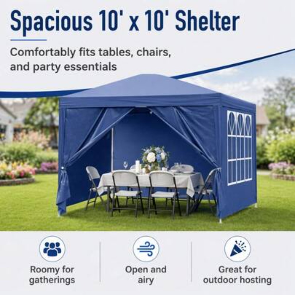Tenda Gazebo Lipat 10x10 denga - Outdoor Adventure Tent ulasan dan harga